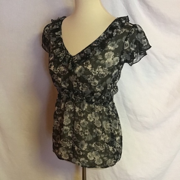 Retro Y2K gothic roses summer top - Picture 12 of 13